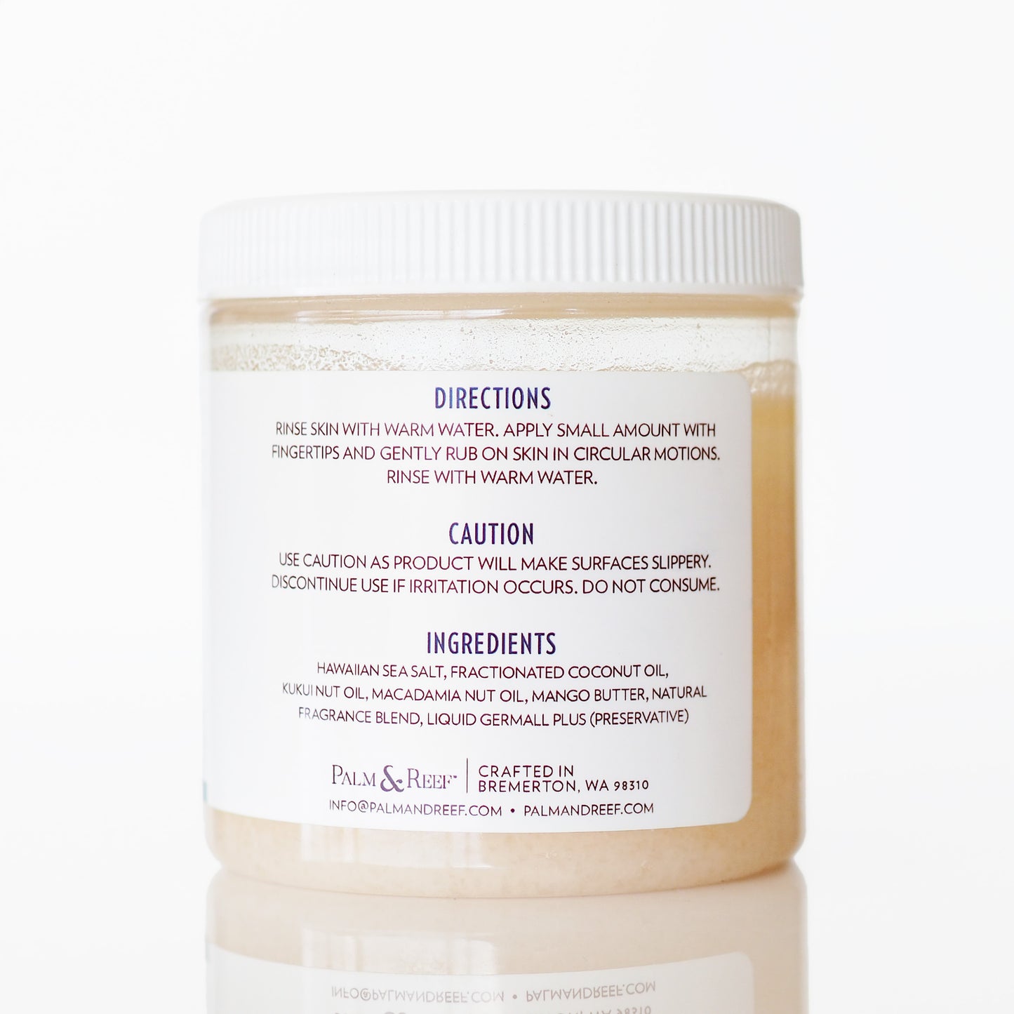 Exfoliating Salt Scrub – Beachcomber scent