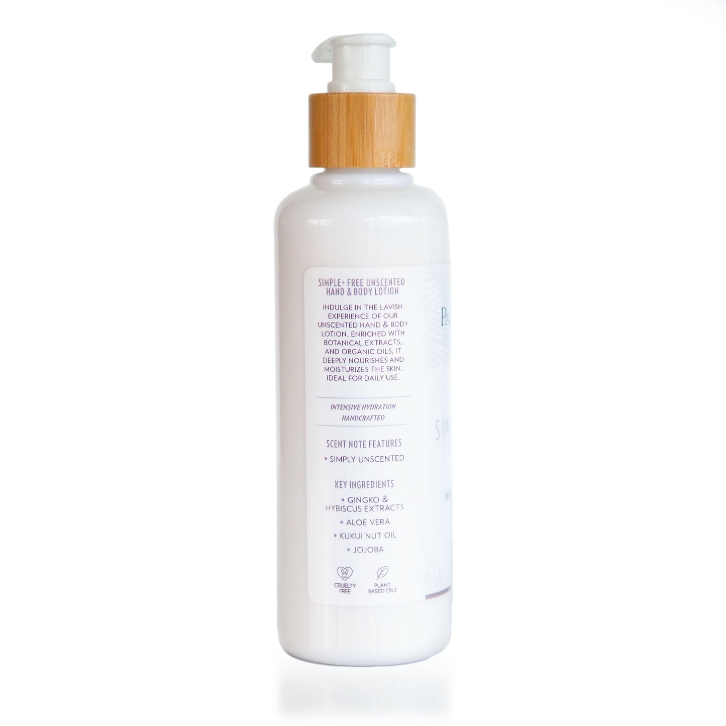 Simple+Free (unscented) hand & body lotion