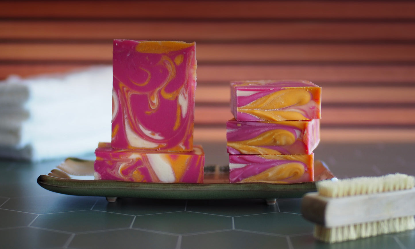 Passion Fruit scent – Handmade bar soap | Free shipping